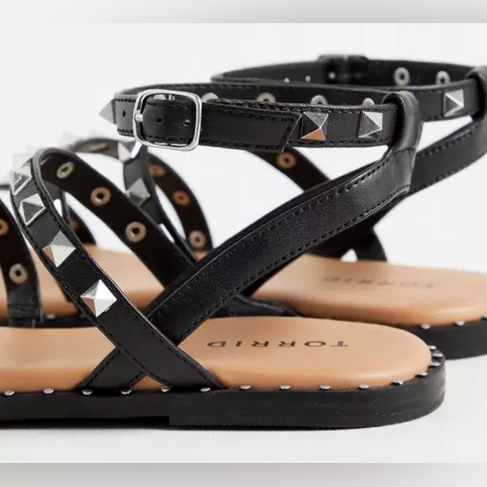 Torrid Studded Strappy Sandals - Picture 3 of 6